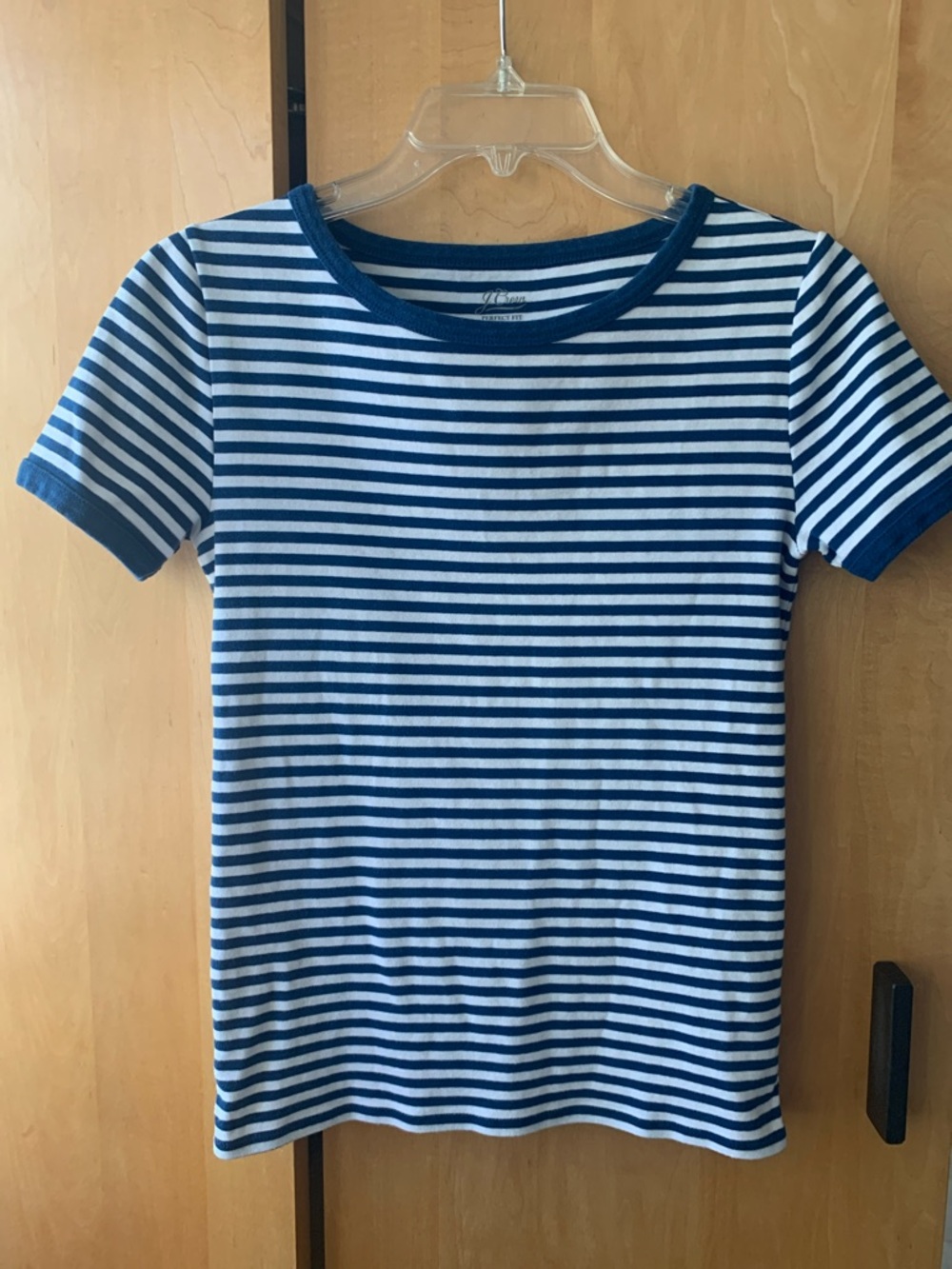 J. Crew perfect fit tee- perfect stripped tee